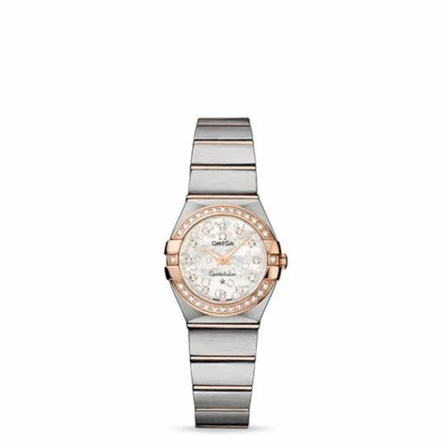 Omega Constellation Quartz 24 Brushed Stainless Steel / Red Gold / Diamond / MOP Omega 123.25.24.60.55.009 (12325246055009)